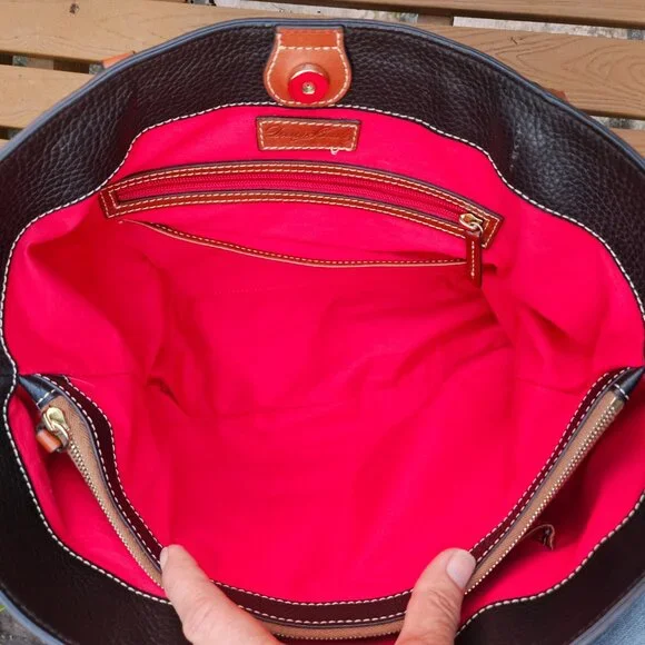 DOONEY & BOURKE Pebble Leather Grain Tammy Tote EUC - Picture 15 of 15